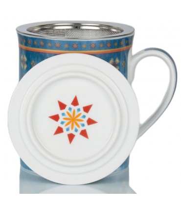 Tazas para té azules