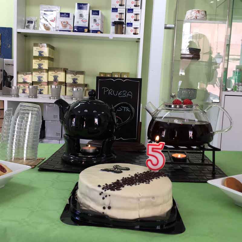Aniversario tienda de té